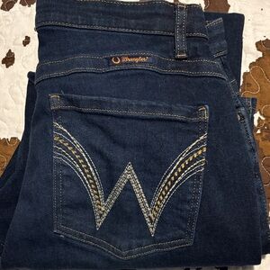 Wrangler Women's Dark Blue Boot Cut Ultimate Riding Jean